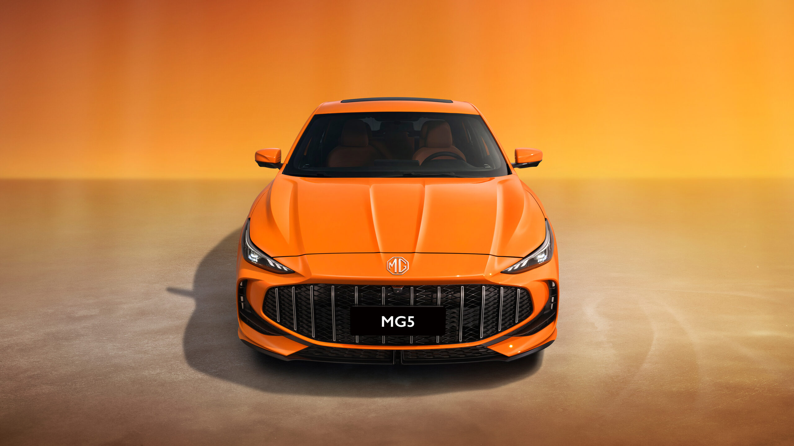 7.MG5 整车 俯视车头